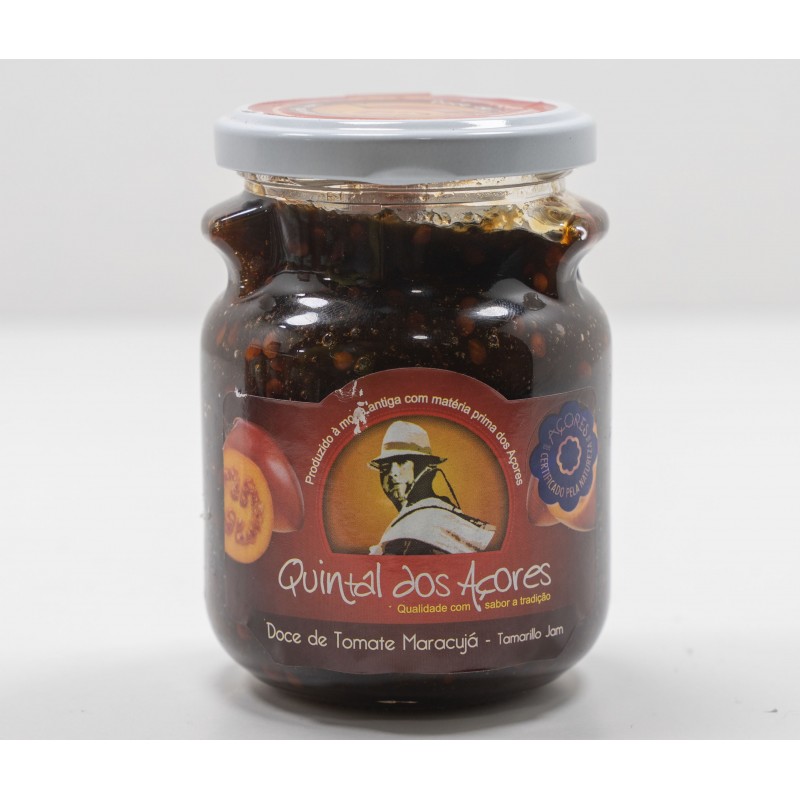 Doce de Tomate de Maracujá 250GR - Quintal dos Açores