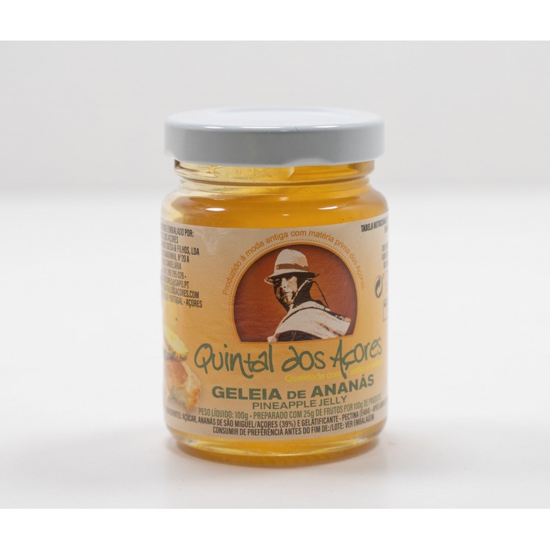 Geleia de Ananás 250g - Quintal dos Açores